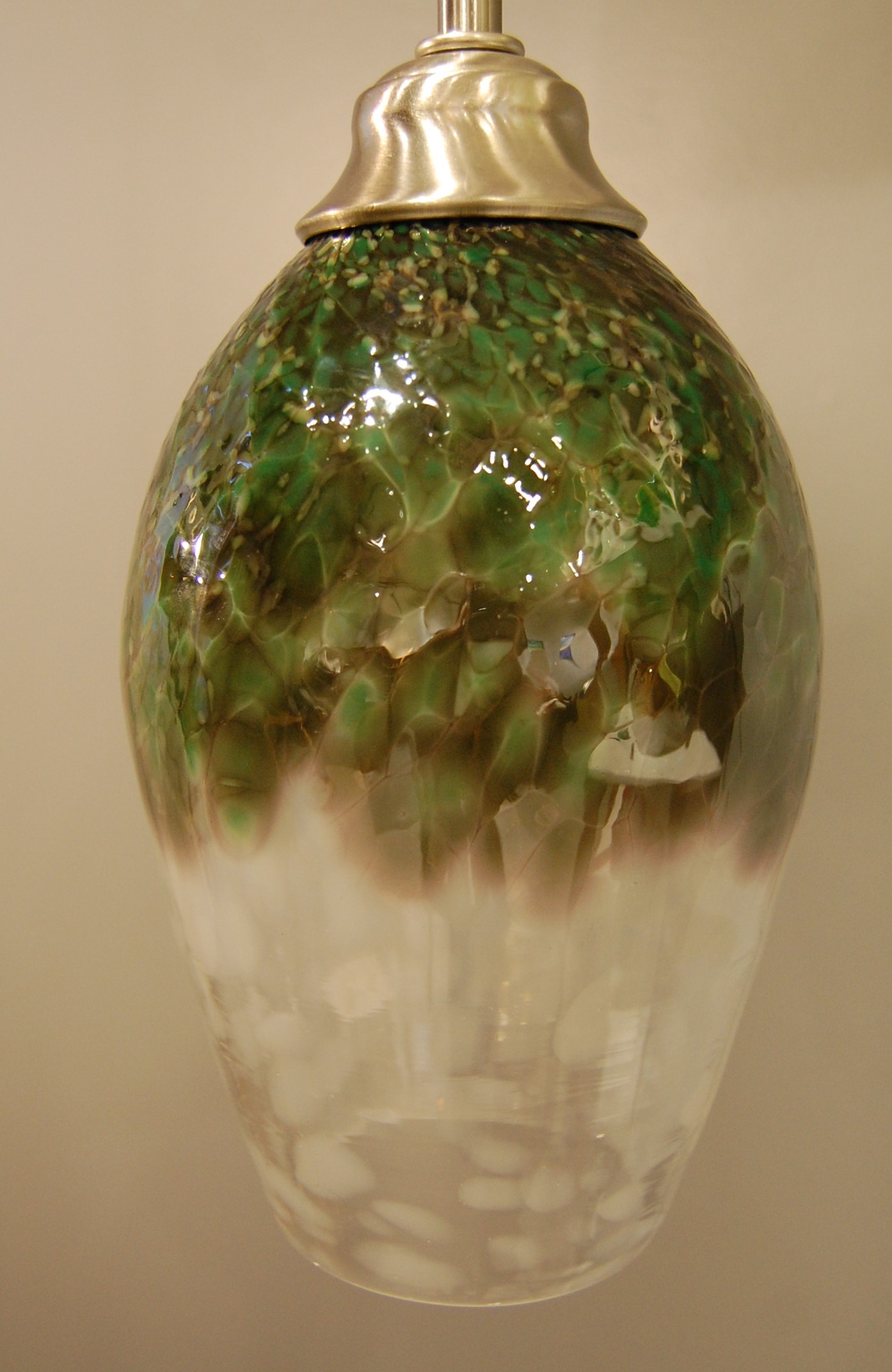 green mossy fixture